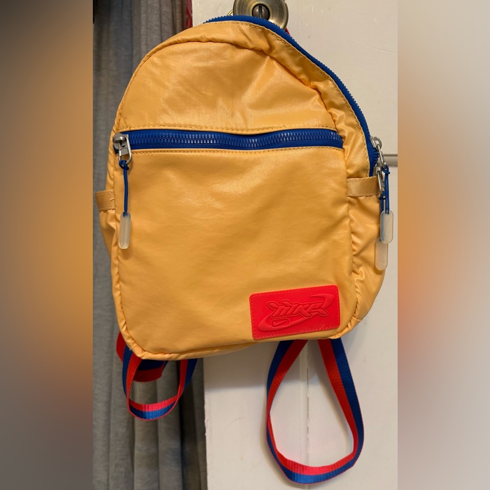 Nike Futura Celestial Gold & Red Mini Backpack
